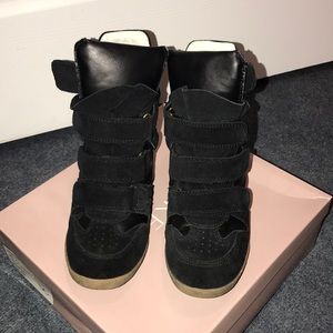 Steve Madden Suede Wedge Sneaker